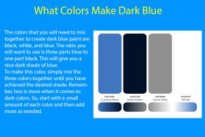 What Colors Make Dark Blue Paint