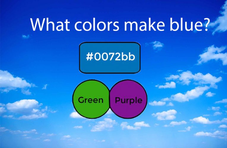What colors make blue