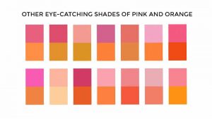 Other Eye-Catching Shades of Pink and Orange Colors