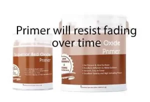 primer is durable and will resist fading over time. 