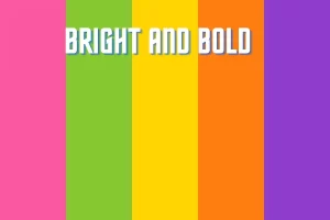 One way to create a bold and eye-catching look is to use bright colors to cover the dirt. Here are some tips on how to use bright and bold colors to cover dirt: