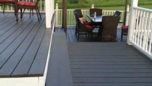 Ebony wood deck