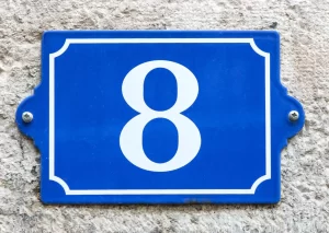 Paint your mailbox or house numbers in a bold color