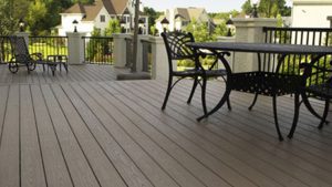 Silvermist wood deck