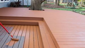 Use a deck sealer after painting