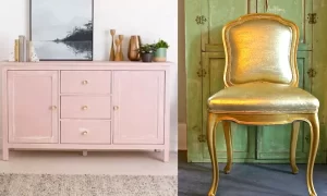 Apply glitter paint to your furniture: