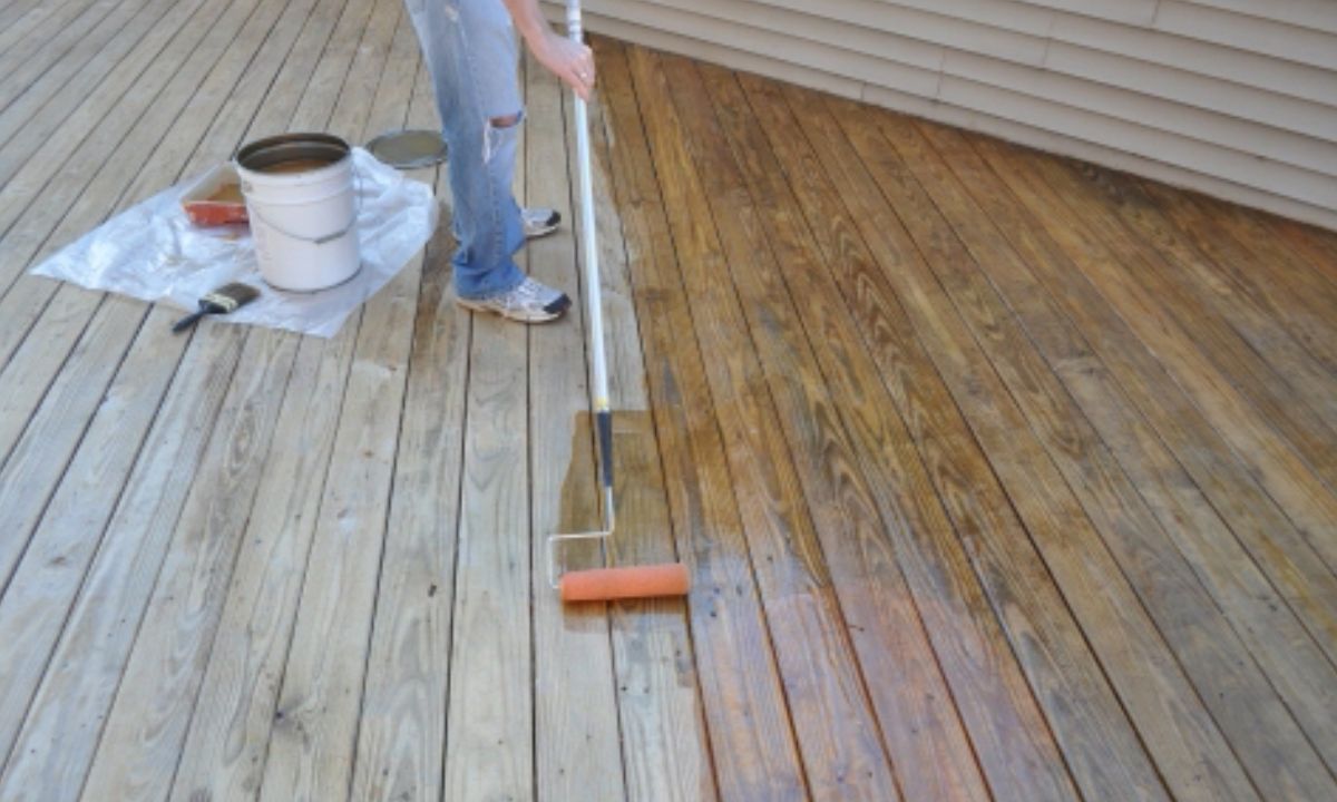 Semi Transparent Stain on the Deck How Many Coats Apply