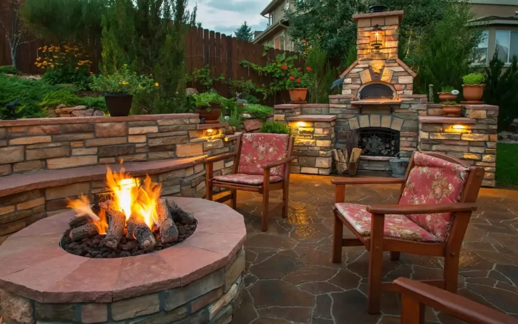Choose a site for your fire pit.