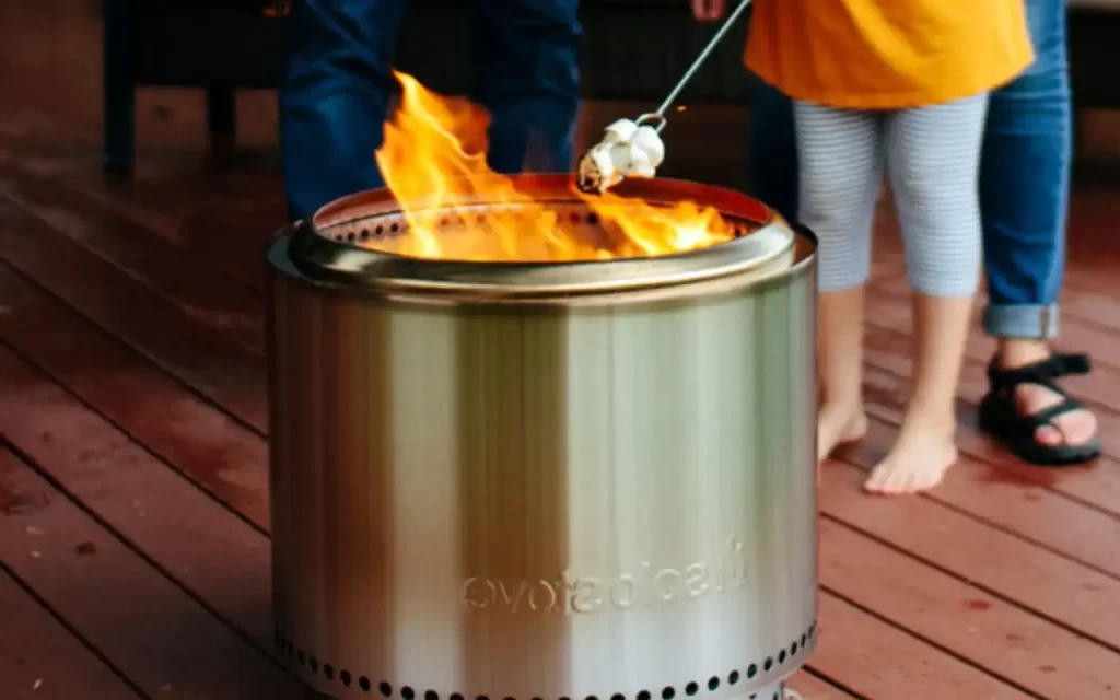 Solo Stove on a composite Deck