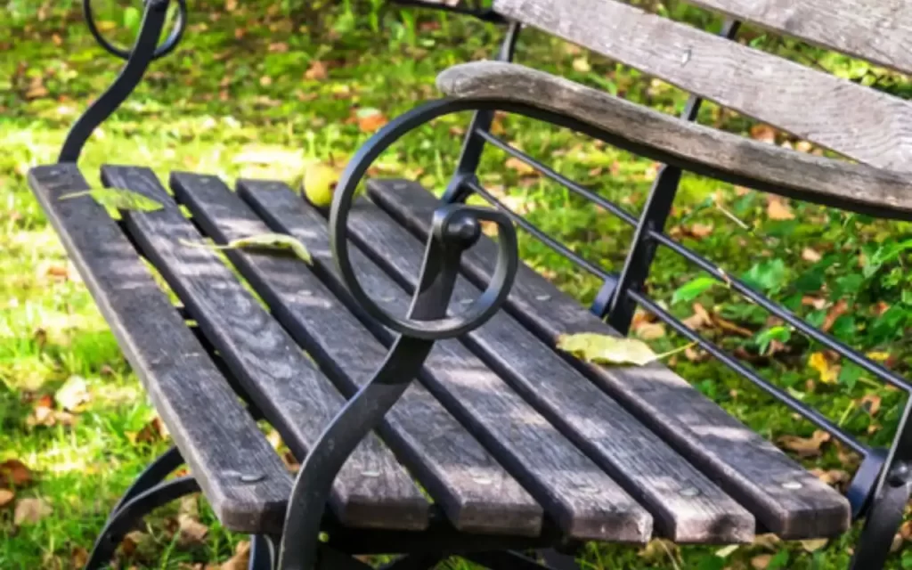 Is it worth staining your old garden furniture?