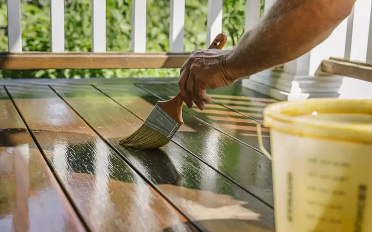Stain a Deck that's Already Wet Is It possible
