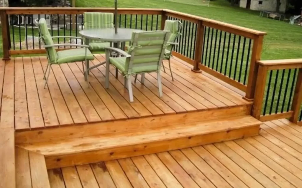 The size of your deck